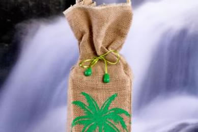 Bolso de Yute Porta Botella